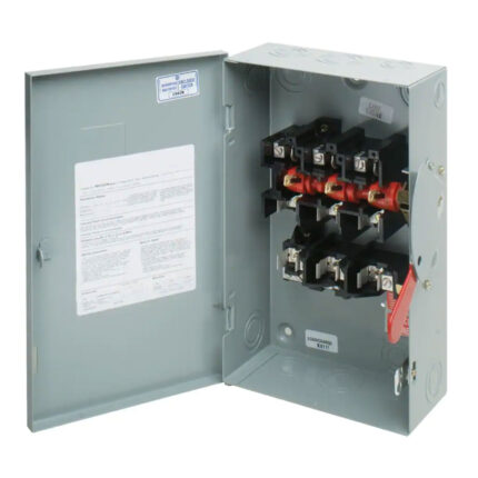 TG4322 3P 60A 240V Nema 1/3 Fusible General Duty Safety Switch