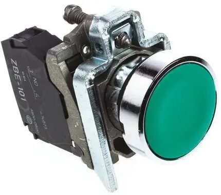 XB4 22mm Push Button with Silver/Gold Contacts