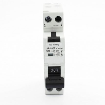 JVR016 AVDT-63M Type A/AC RCBO 1P+N 20-300mA