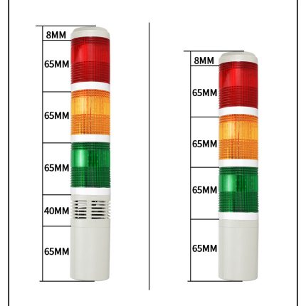 LTA-505 KPT5 Industrial LED Warning Stack Light with Buzzer