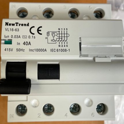 Differential Switch RCD 2P/4P 6kA/10kA 30-500mA