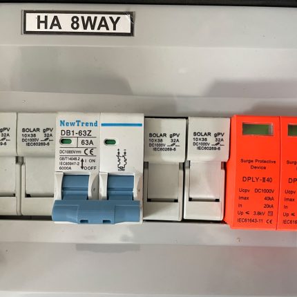 2 in 1 out PV Combiner Box