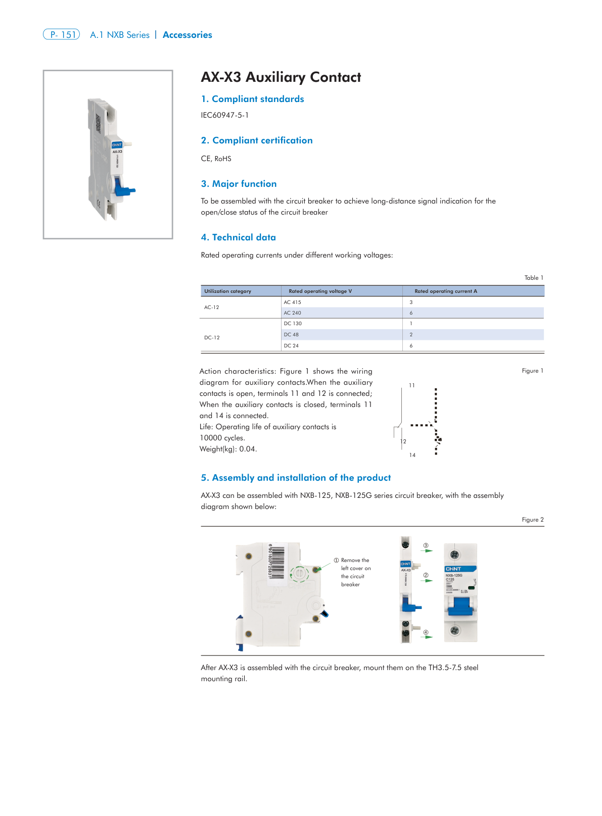 AX-X3 catalog page 1