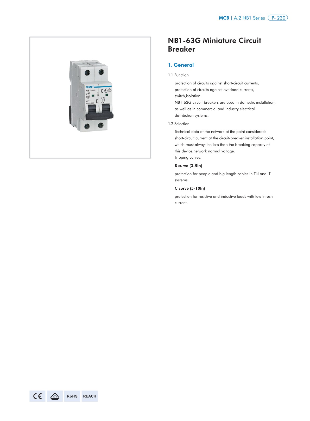NB1-63G catalog page 1