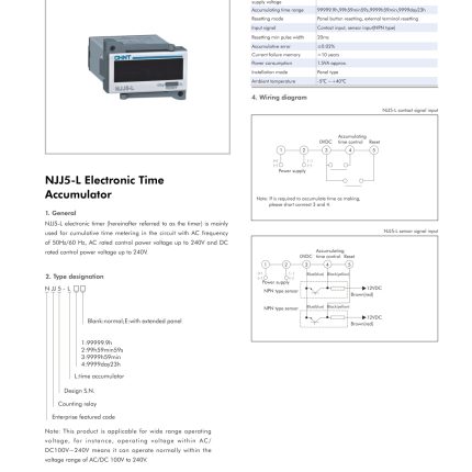 CHINT NJJ5-L Electronic Time Accumulator Meter