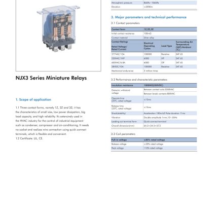 CHINT NJX3 Miniature Relay for HVAC Applications