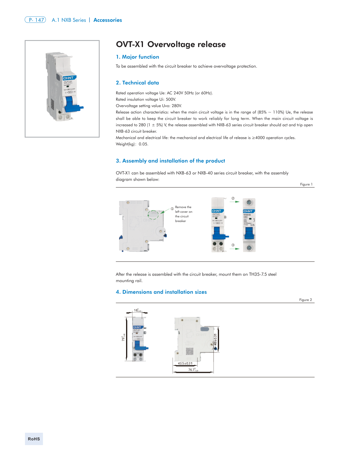 OVT-X1 catalog page 1