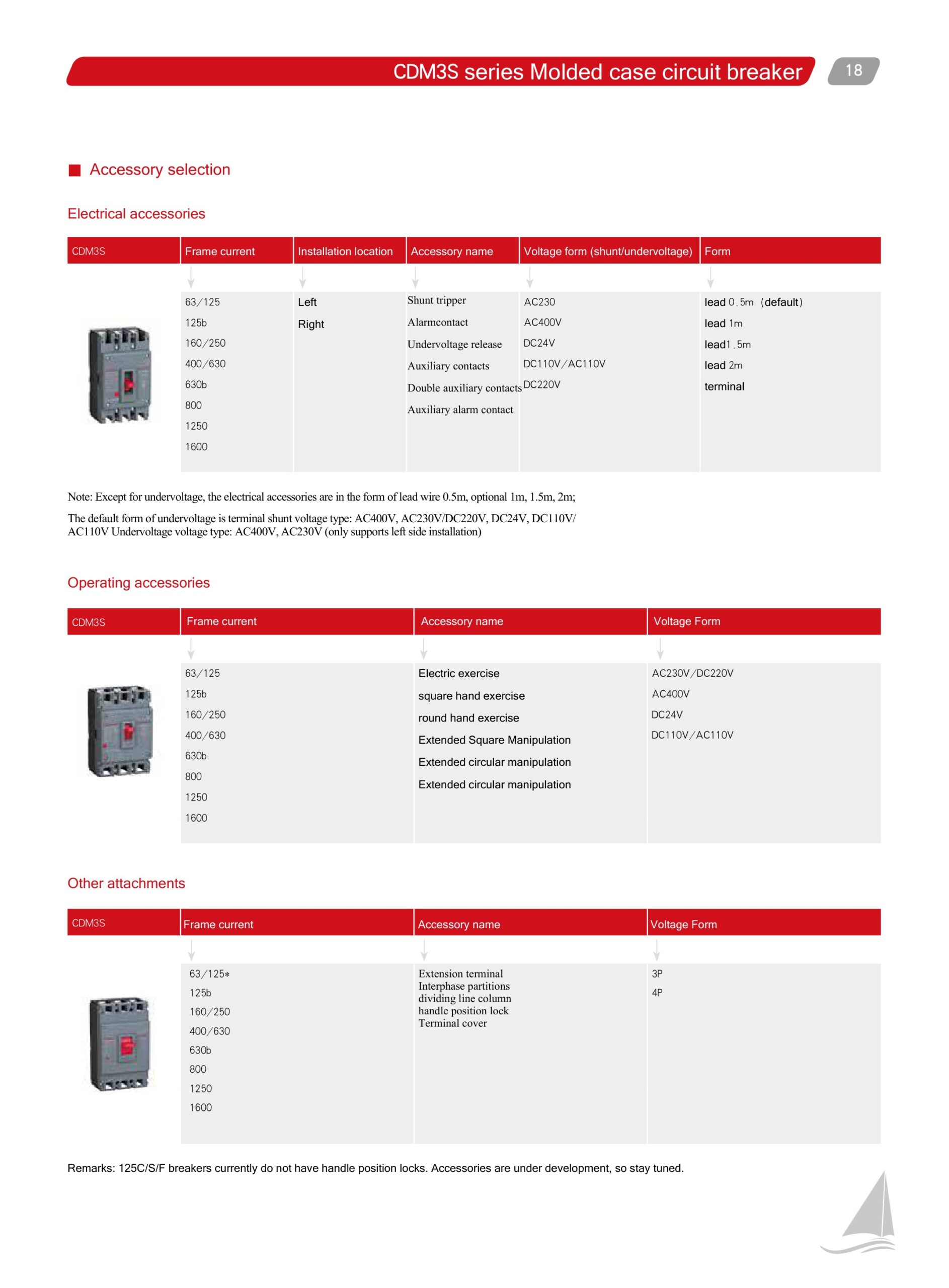 Delixi CDM3S catalogue page 5 right