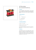 CHINT SG Three-Phase Air-Immersed Dry Type Transformer