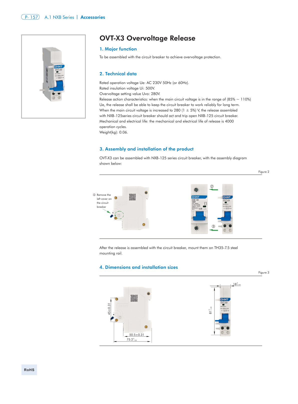 UVT-X3 catalog page 1
