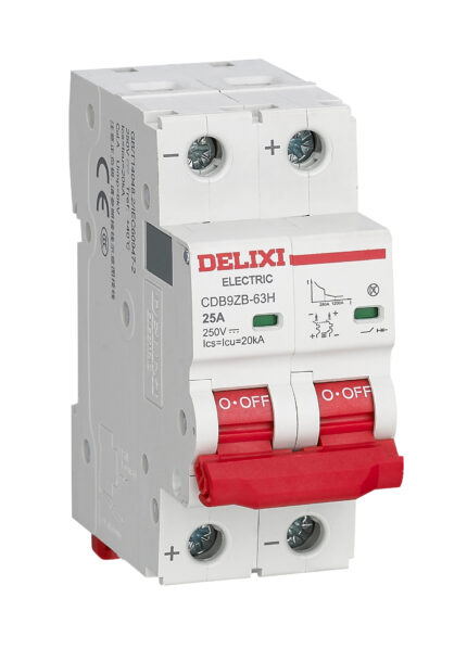 DELIXI CDB9ZB DC Miniature Circuit Breaker 1P-4P