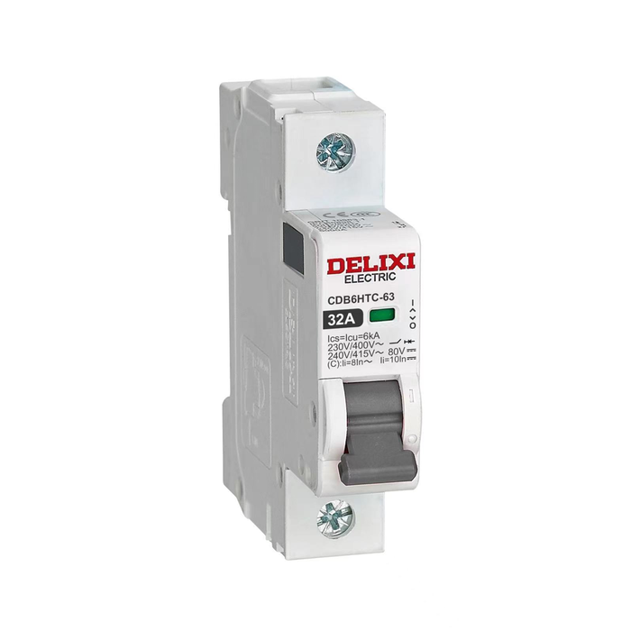 DELIXI CDB6HTC-63 Miniature Circuit Breaker 1P-4P 1A-63A DELIXI CDB6HTC-63 Miniature Circuit Breaker 1P-4P 1A-63A