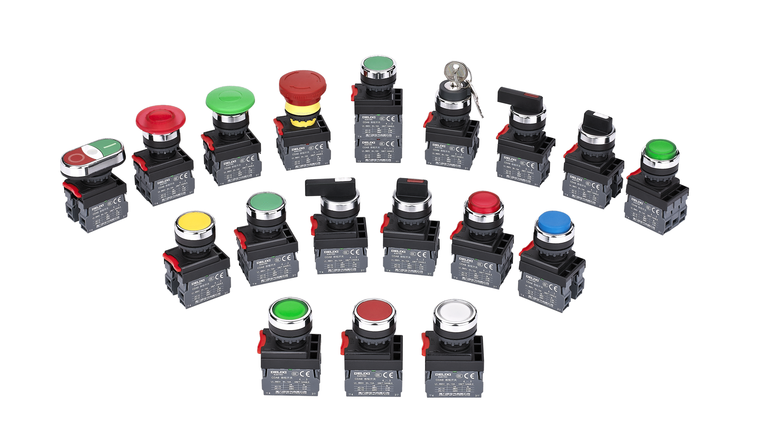 DELIXI CDA8 Push Button Switch