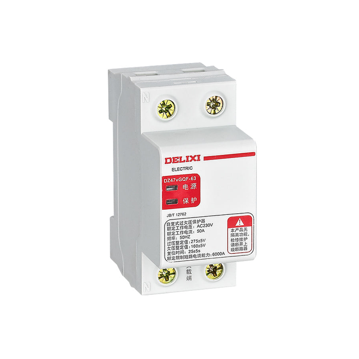 DELIXI DZ47vGQF Resettable Overvoltage and Undervoltage Protector DELIXI DZ47vGQF Resettable Overvoltage and Undervoltage Protector