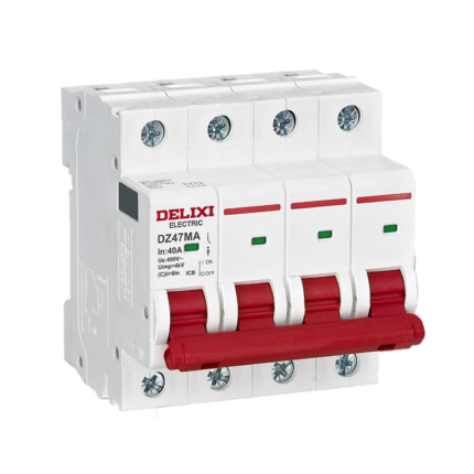 DELIXI DZ47MA Single Magnetic Circuit Breaker 1P-4P