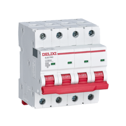 DELIXI DZ47vPLE Phase Line Neutral Earth Residual Current Circuit Breaker