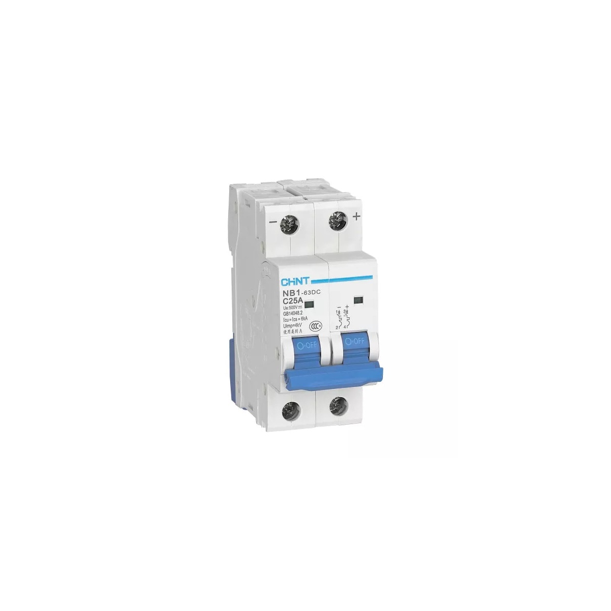 CHINT NB1-63DC DC Miniature Breaker 500V/1000V 10A-63A