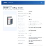 Delixi CDLE6 CDLE6Y AC400V 250A 400A 630A 800A 50Hz 60Hz RCCB MCB Residual Current Operated Circuit Breaker