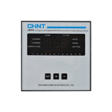 Chint JKF8 Auto-Polarity PF Controller 380V 6/12 Loops CHNT Intelligent Low-Voltage Reactive Power Compensation Controller