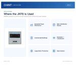Chint JKF8 Auto-Polarity PF Controller 380V 6/12 Loops CHNT Intelligent Low-Voltage Reactive Power Compensation Controller