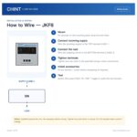Chint JKF8 Auto-Polarity PF Controller 380V 6/12 Loops CHNT Intelligent Low-Voltage Reactive Power Compensation Controller