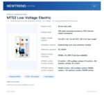 NewTrend MT53 series 110-230V AC RS485 WiFi Auto Recloser Remote Control Smart Reclosing Module for Chint Noark MCB and RCCB