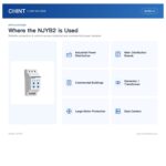 Chint NJYB2 0.47A 380V/400V/415V 50Hz Industrial Control Relay Protection Relay CHNT Voltage Protection Relay