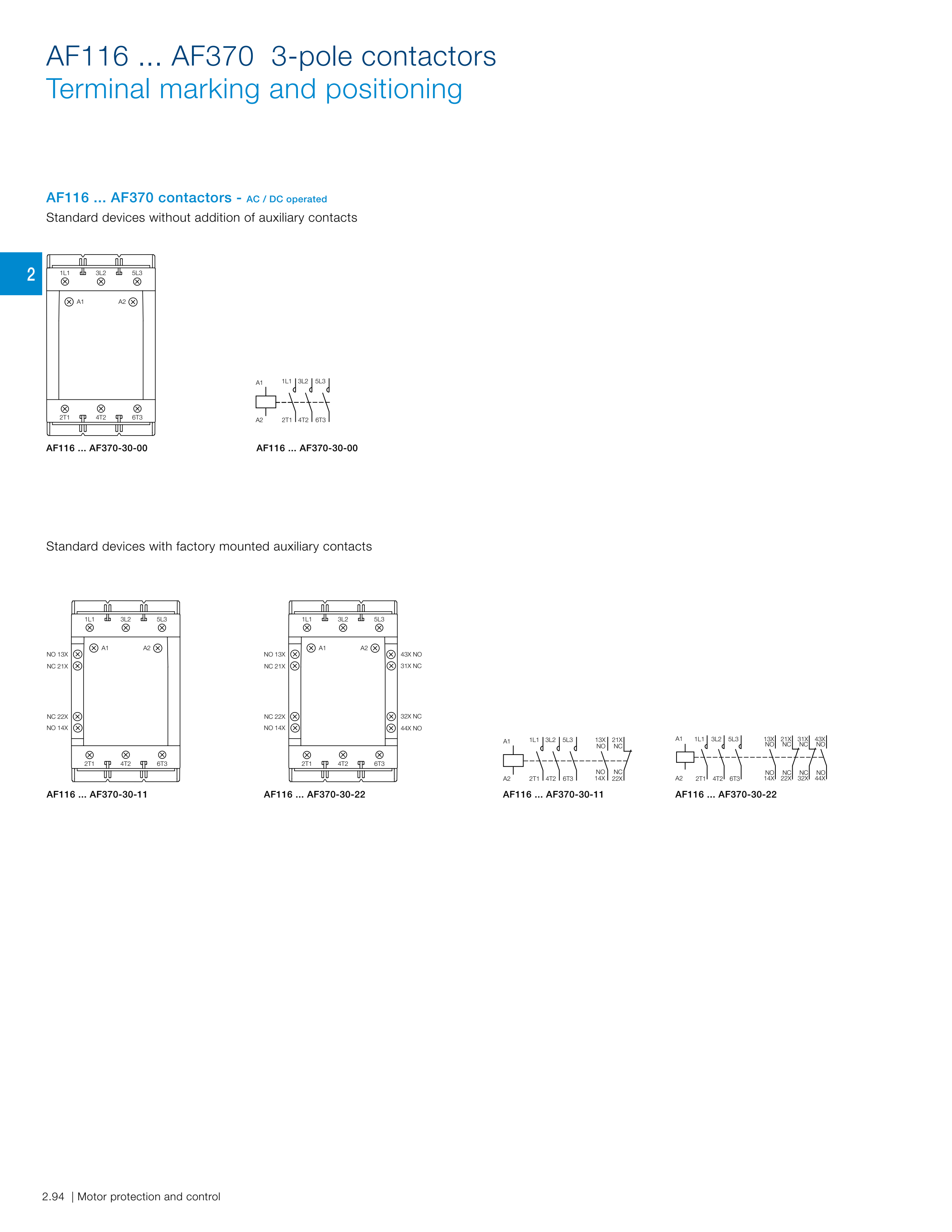 ABB AF-3P manufacturer technical page 108