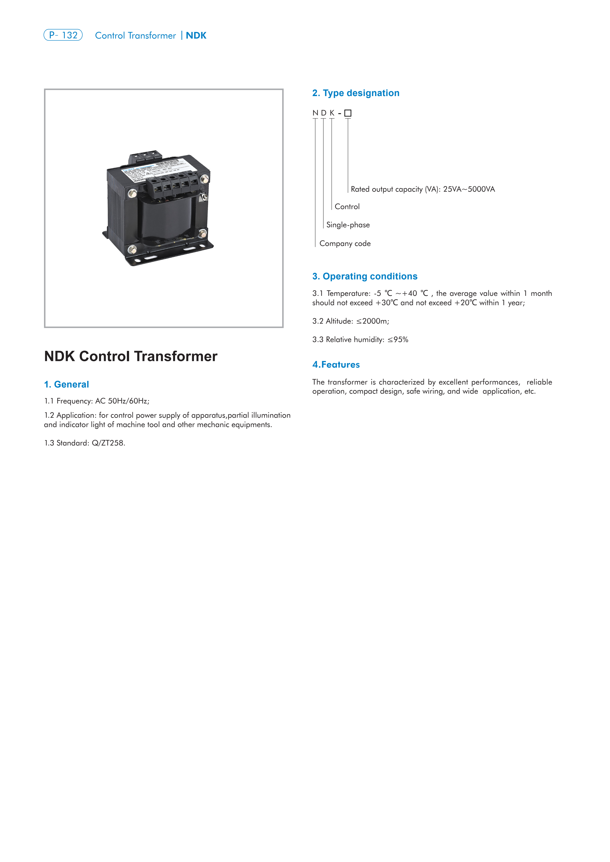 CHINT NDK manufacturer technical page 1